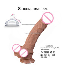 SacKnove NEW Masturbator G-Spot 10 Inch  Super Large Silicone Bisexual Anal Plug Sex Toy Realistic Dildos For Women